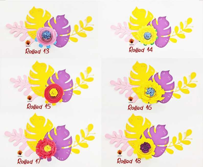 Paper Flower Rolled Templates, Tiny Rose Rolled Flower Svg Cut File#5