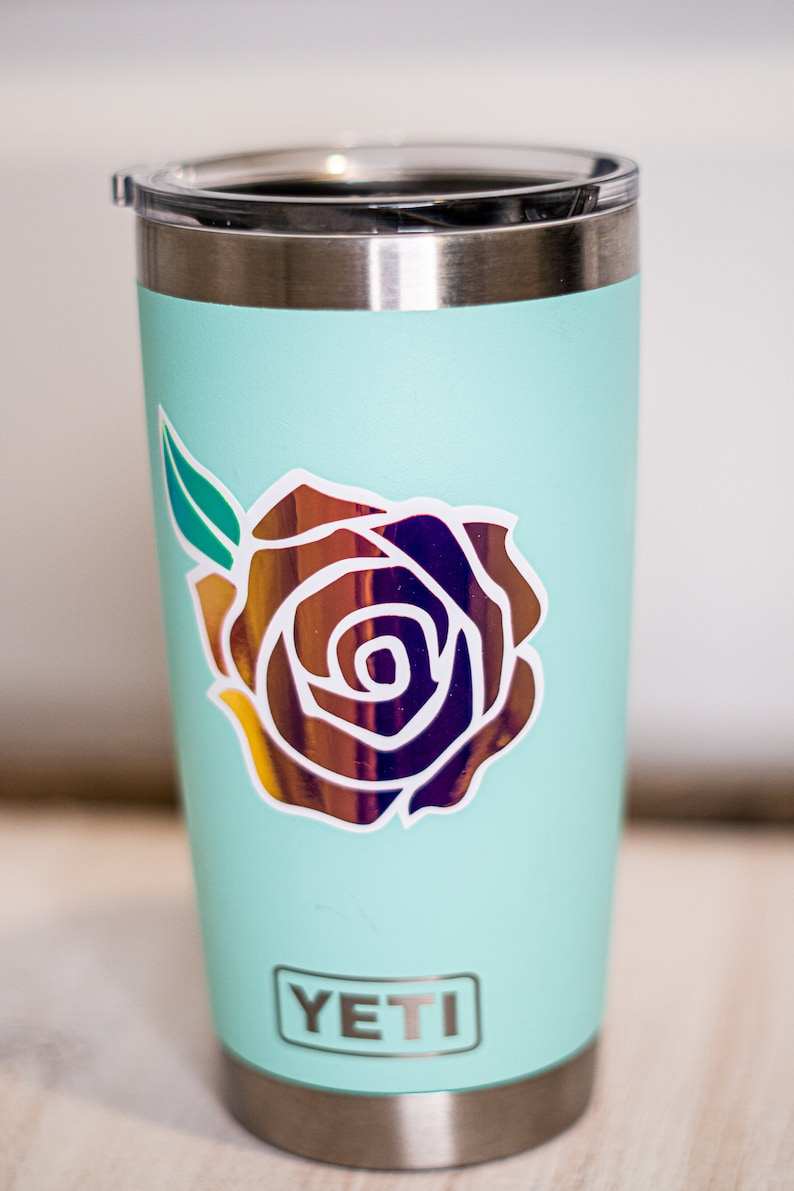 Floral Decal SVG Rose Outline Svg#3