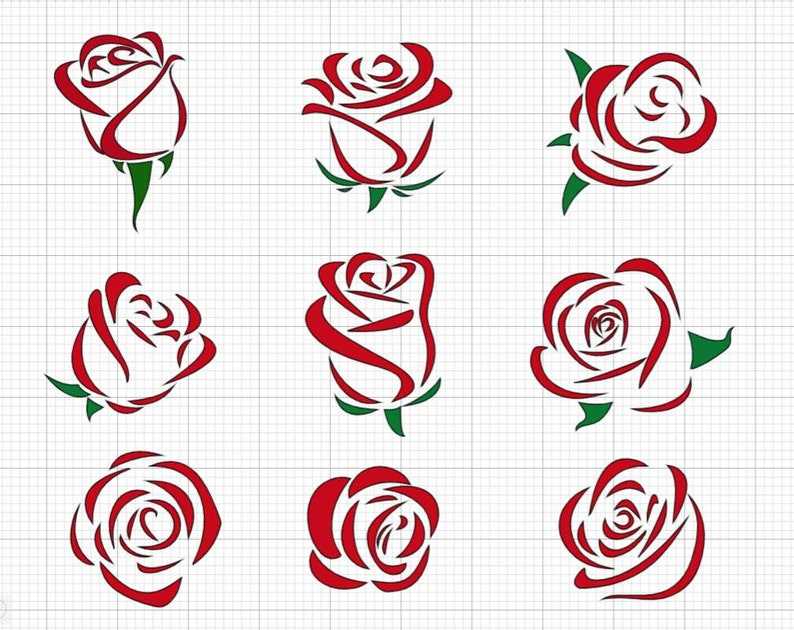 Rose Svg Bundles, Valentines Day Svg#5