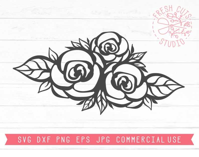 Download Digital Design, Rose Swag Svg