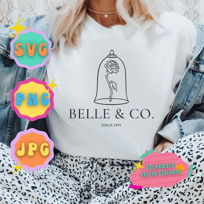 Rose Flower Svg Belle Company SVG 