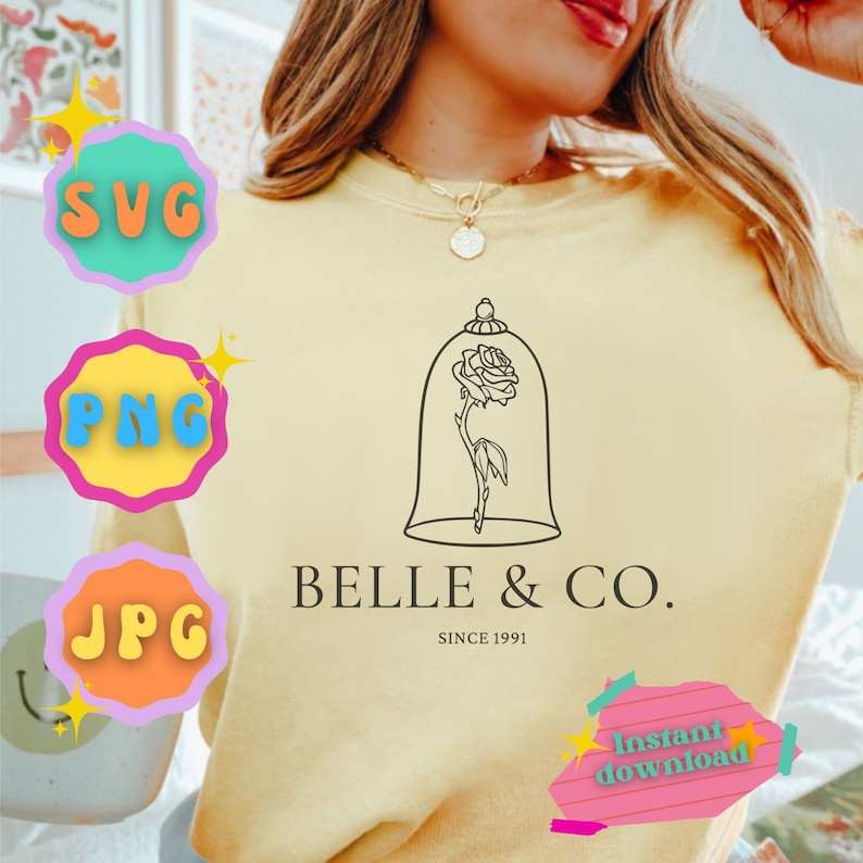 Rose Flower Svg Belle Company SVG