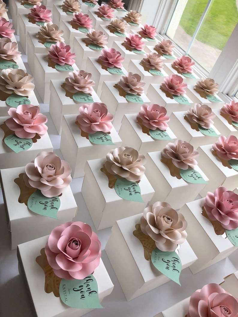 SVG Paper Flower Rose Template Paper Rose#9