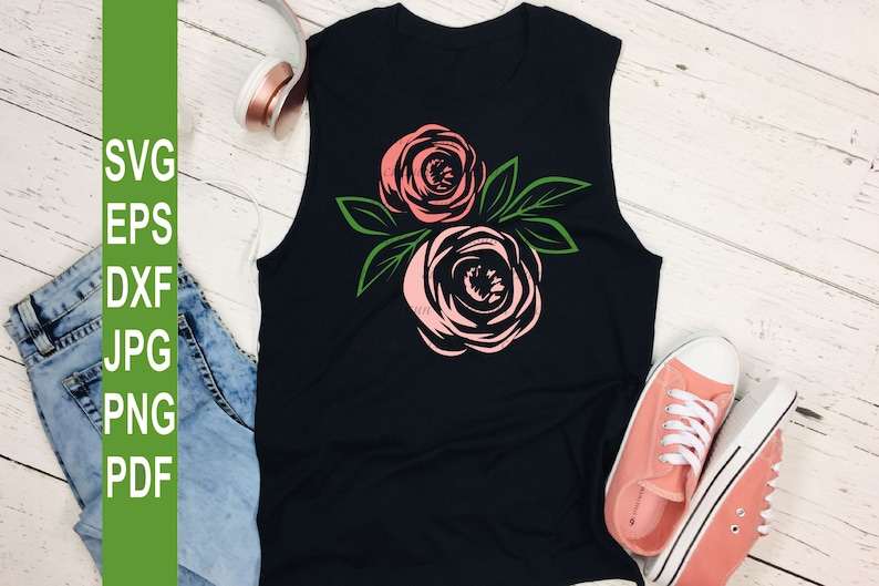 Rose Flower Svg, Svg Files For Cricut