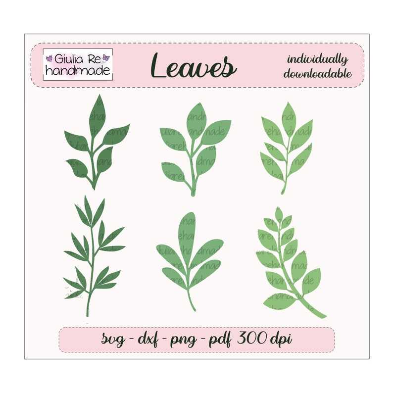 Leaf Svg, Rolled Flower Svg, Paper Flower Svg, Digital Download, Digital Paper Svg