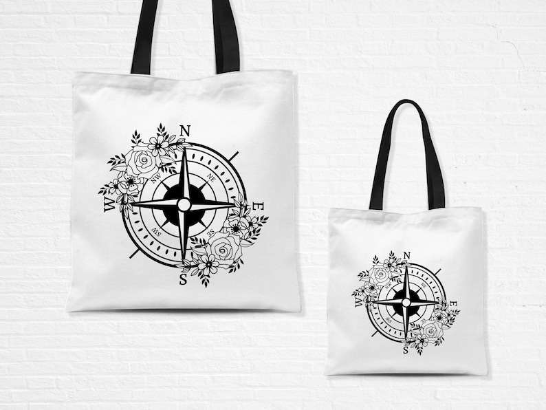 Floral Compass Svg Compass Rose Svg#5