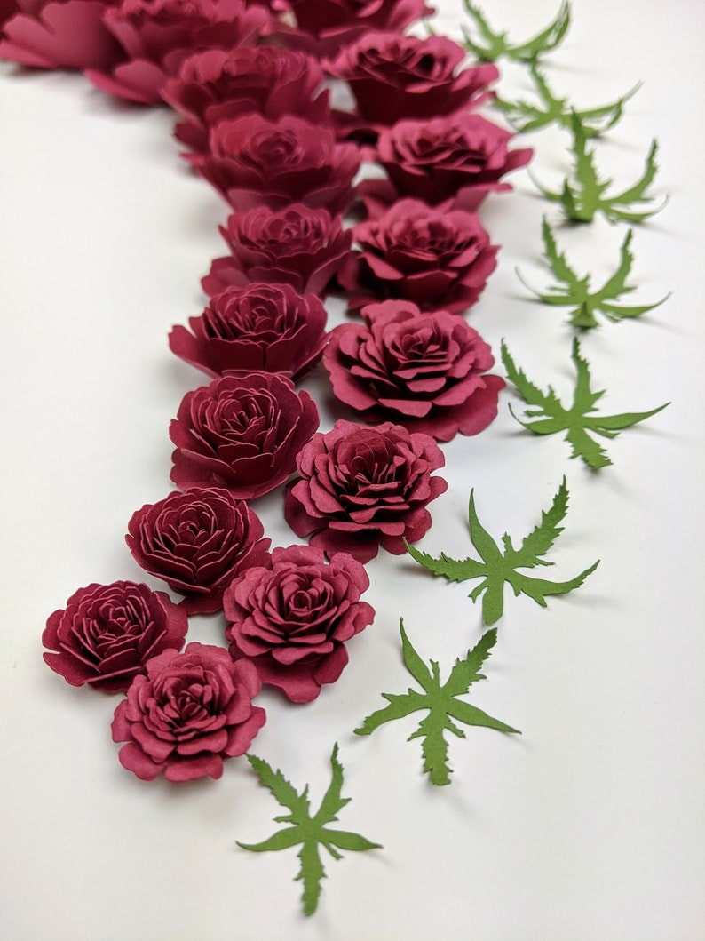 Rolled Rose Paper Flower SVG | Digital File for Cricut & Silhouette#5