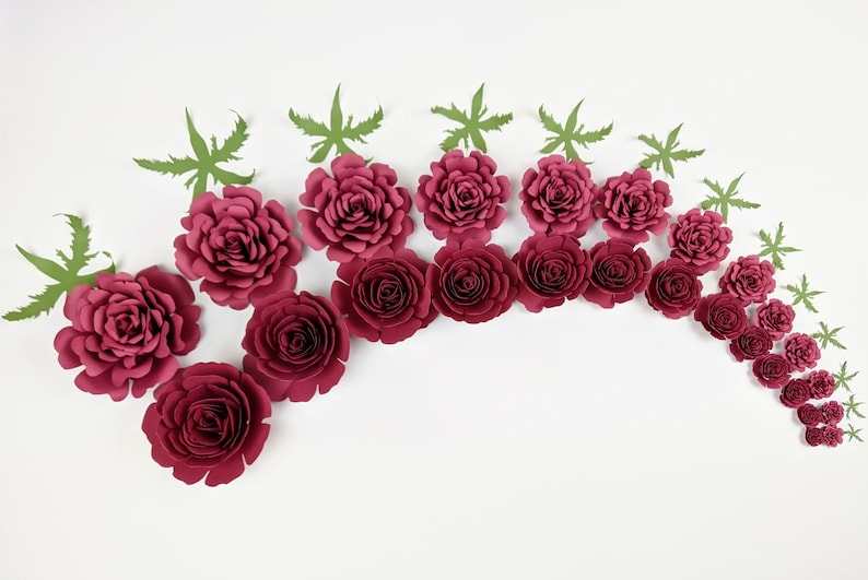 Rolled Rose Paper Flower SVG | Digital File for Cricut & Silhouette#4