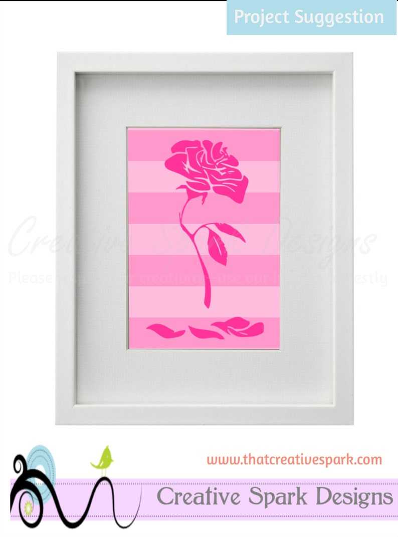 Enchanted Rose Silhouette SVG#4