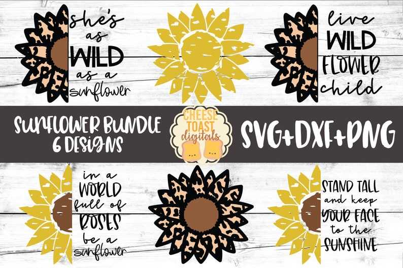 Sunflower Svg In A World Full Of Roses Be A Sunflower