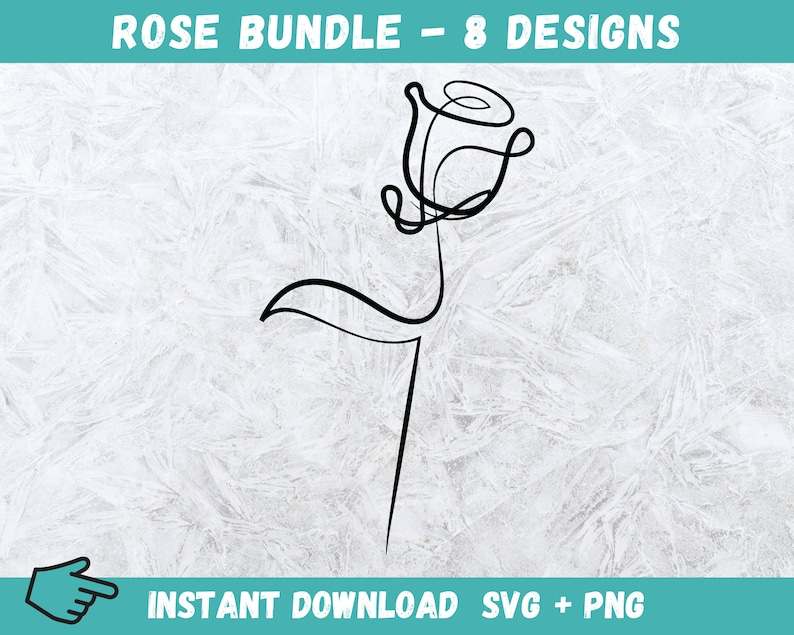 Roses Flower SVG Rose Bundle Svg, Rose Clipart#4