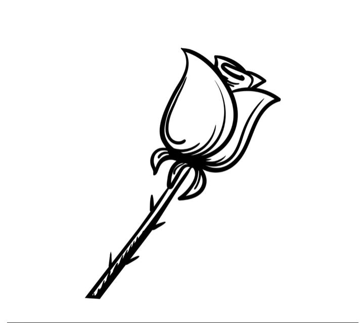 Free Rose SVG Digital Design Download