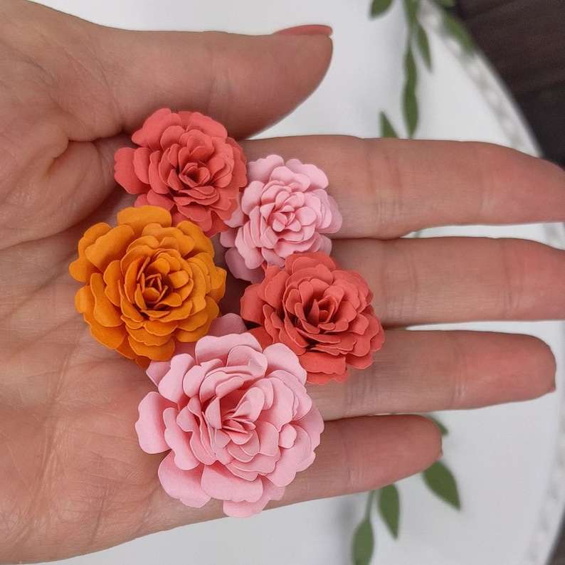 Rolled Rose Paper Flower SVG | Digital File for Cricut & Silhouette#9