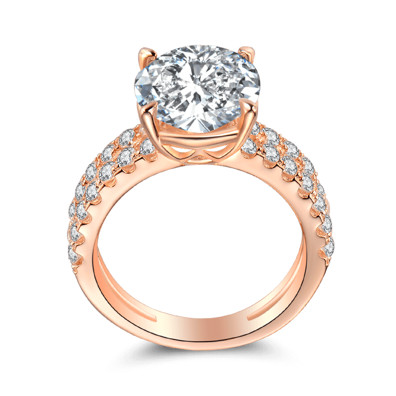 Female The Witness Of Our Love Ring Rose Gold 925 Sterling Silver