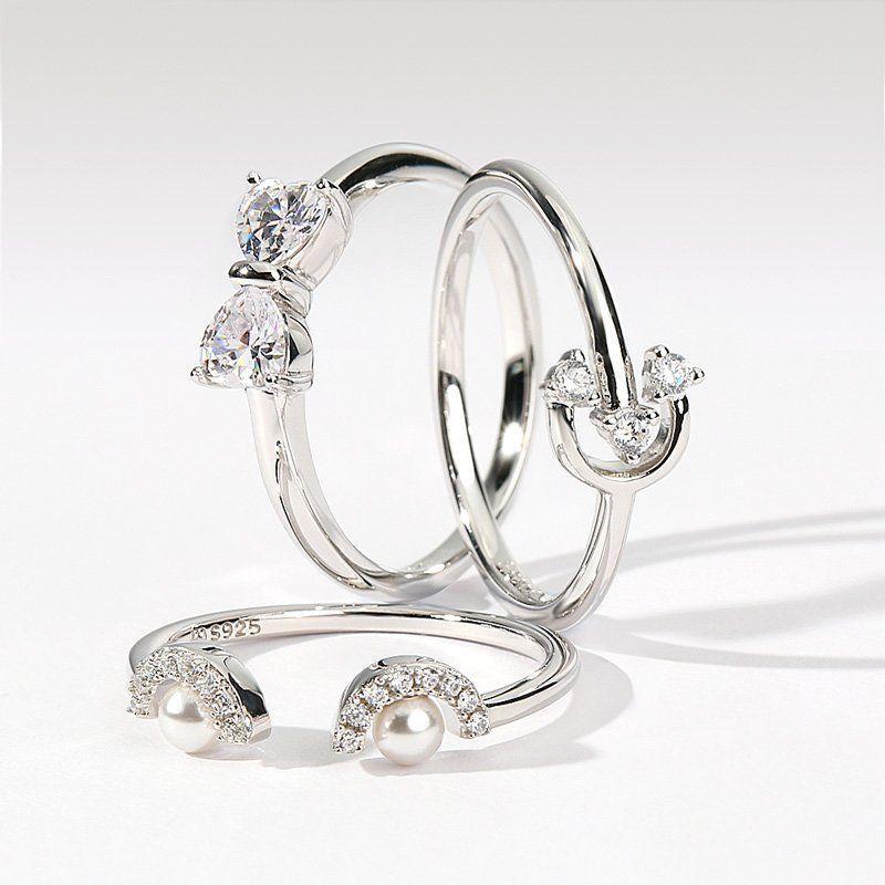 Soufeel Pretty Bowknot Ring 925 Sterling Silver