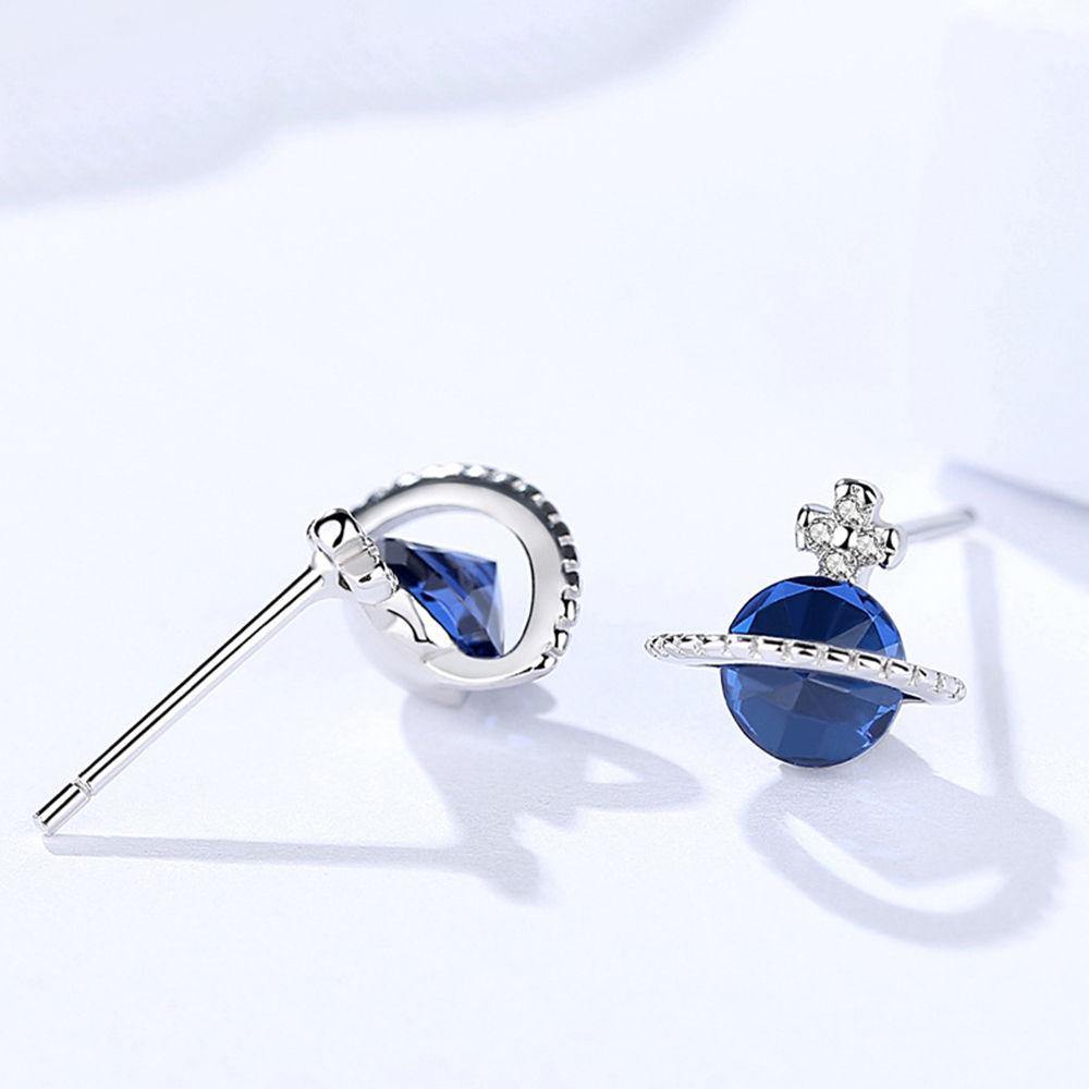 Blue Planet Ear Studs - soufeelus