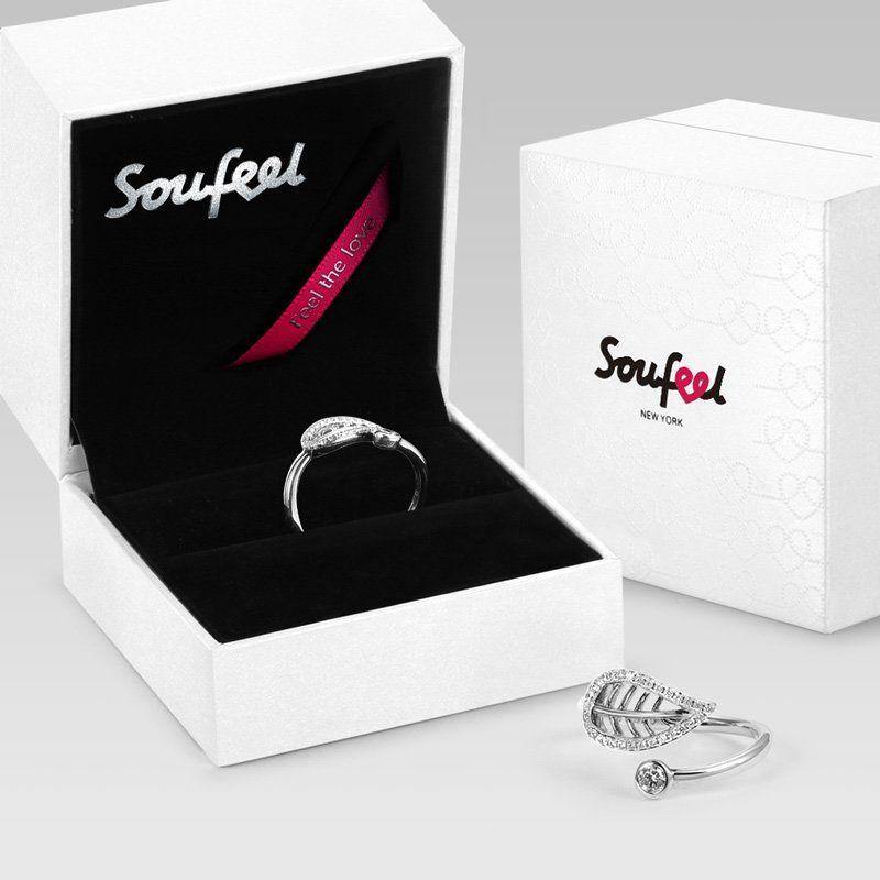 Soufeel Leaf Ring Silver - soufeelus