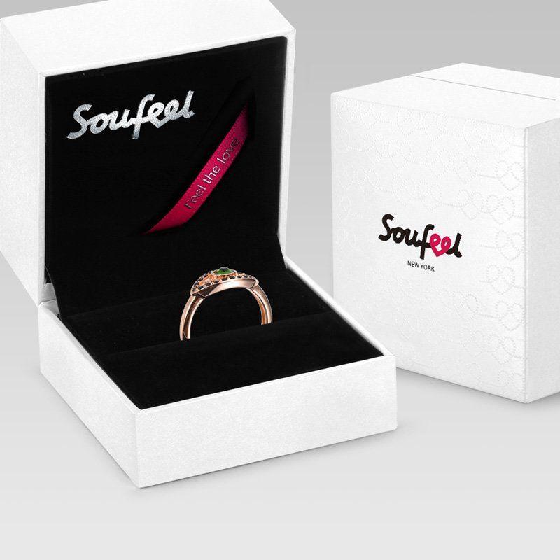 Soufeel Eye Of The Devil Ring Rose Gold 925 Sterling Silver