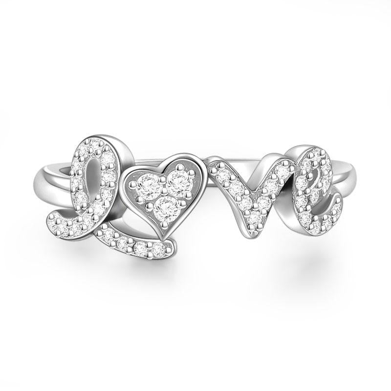 Love Ring 925 Sterling Silver