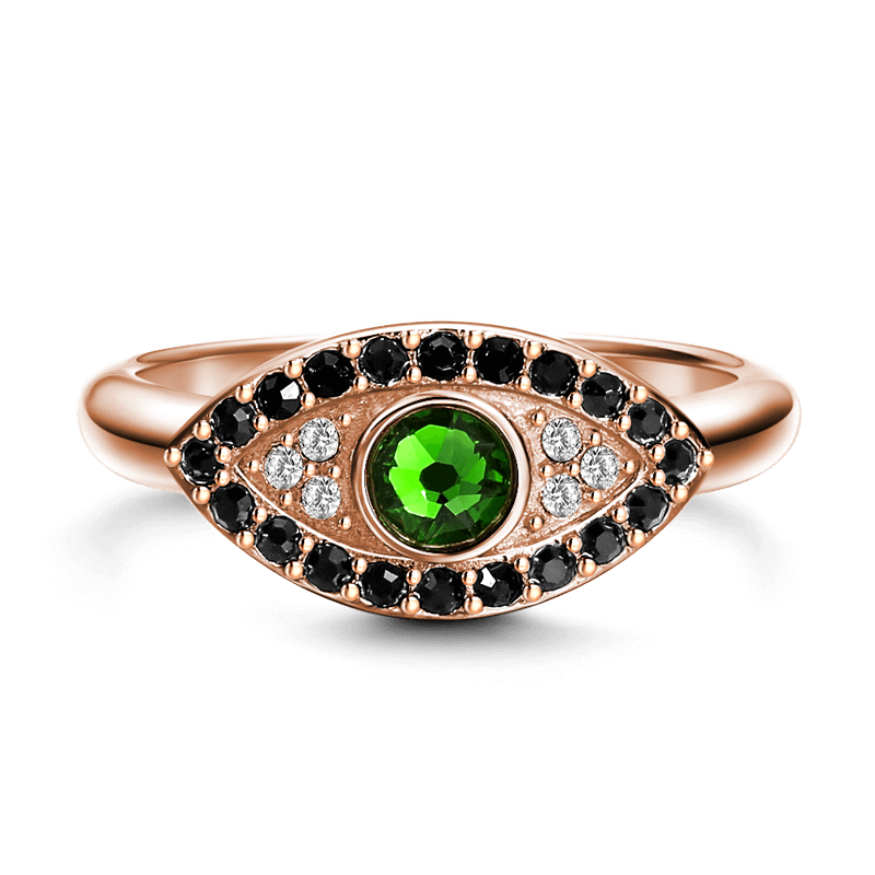 Soufeel Eye Of The Devil Ring Rose Gold 925 Sterling Silver