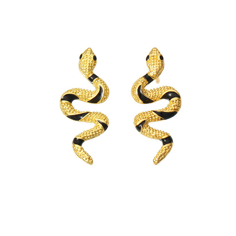 Animal Snake Earrings Women Cool Dangle Earring Jewelry for Women Gift - 