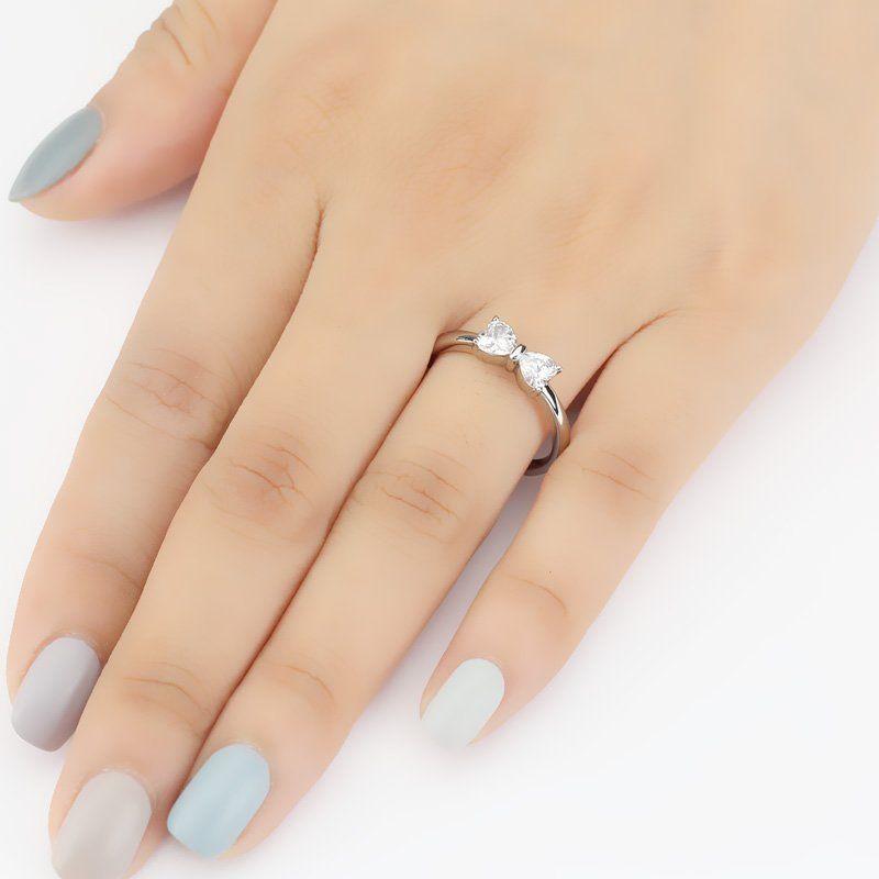 Soufeel Pretty Bowknot Ring 925 Sterling Silver