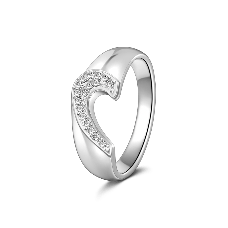 Sweet Heart Ring Male 925 Sterling Silver