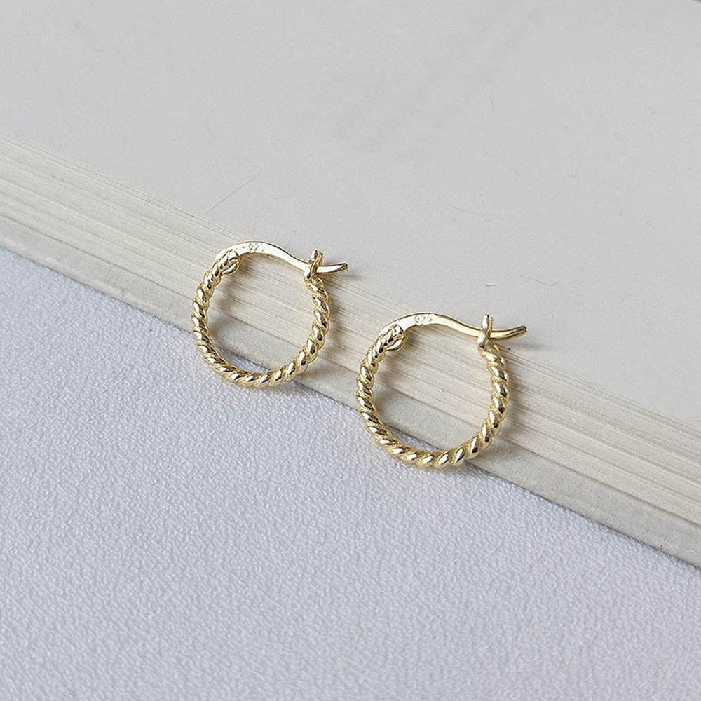 Twisted Circle Earrings - soufeelus