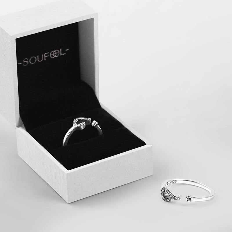 Soufeel Question Mark Ring Silver - soufeelus