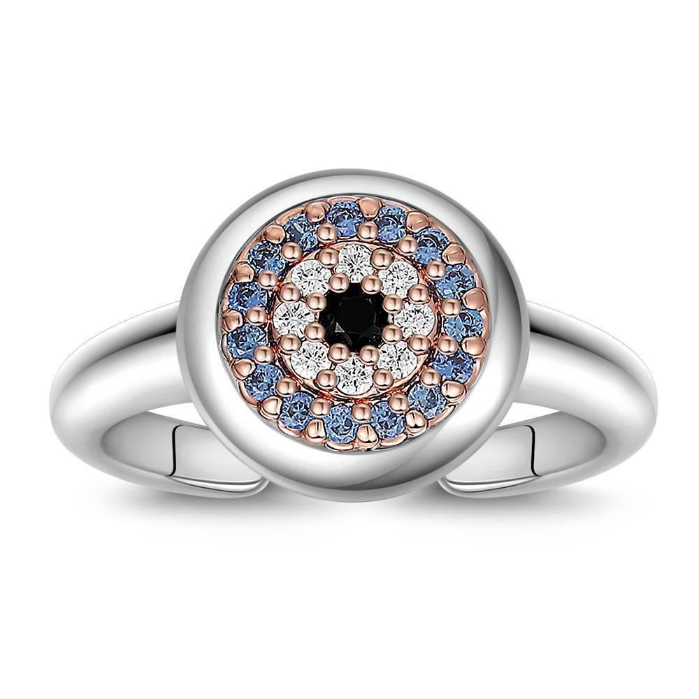 Devil's Eye Ring Platinum  Plated - soufeelus