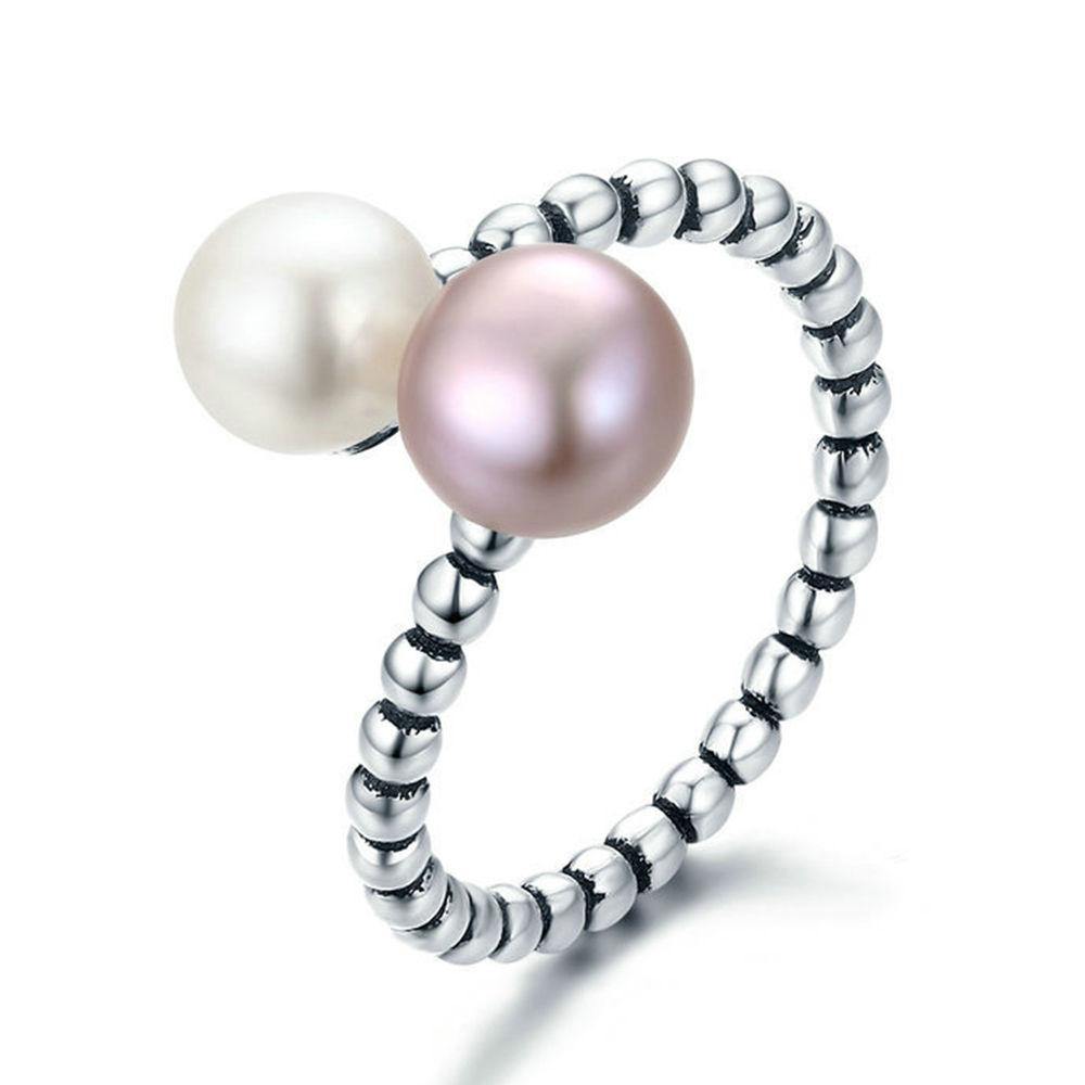 Elegant Pearls Ring Silver - soufeelus