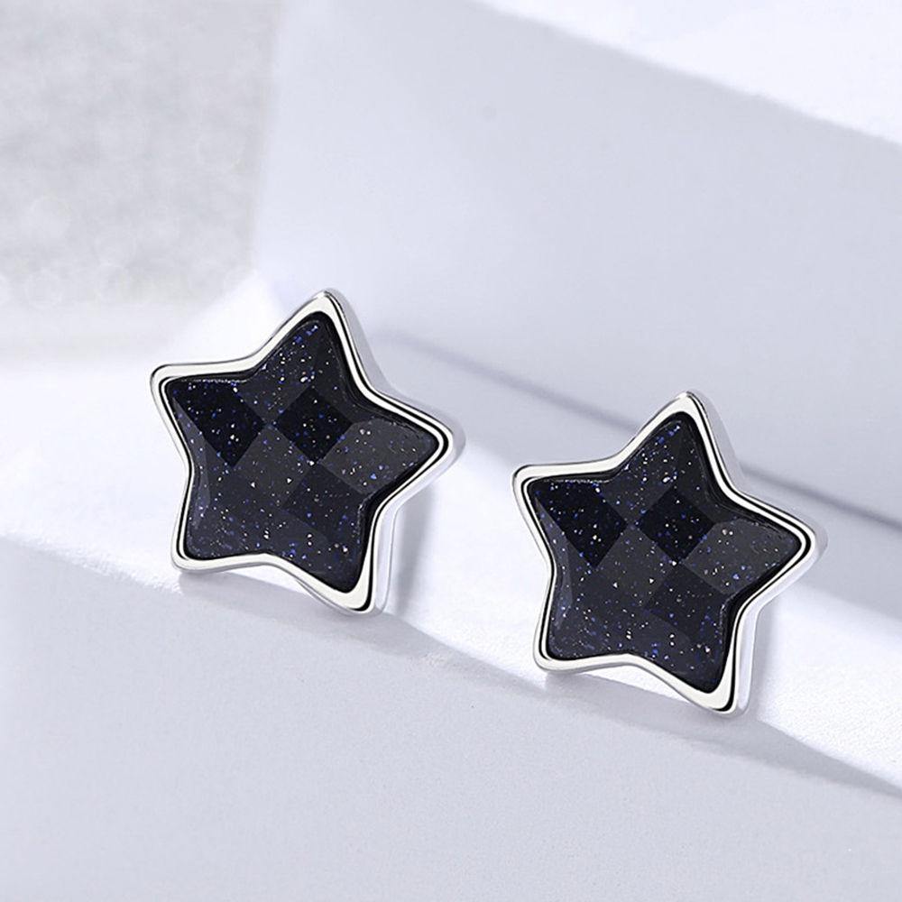 Zisha Stone Star Ear Studs - soufeelus