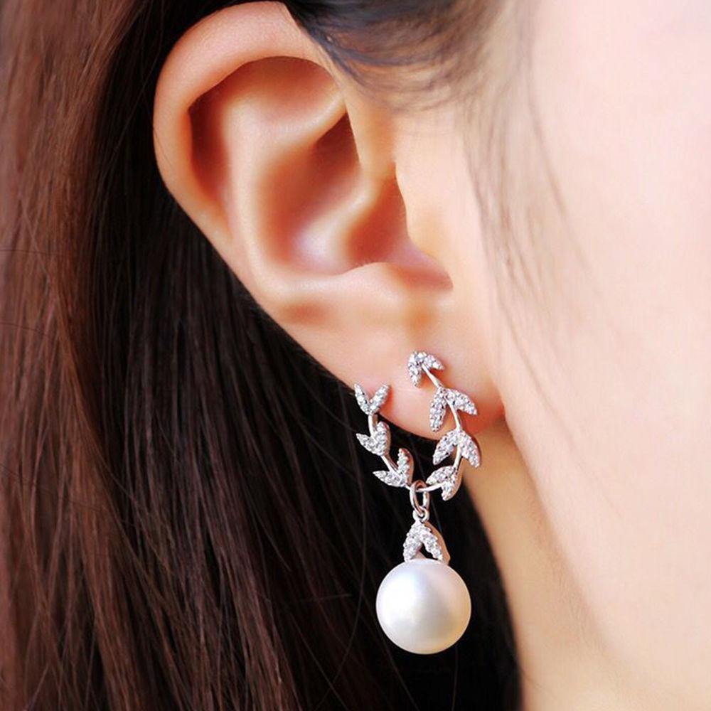 Branch Pearl Drop Earrings - soufeelus