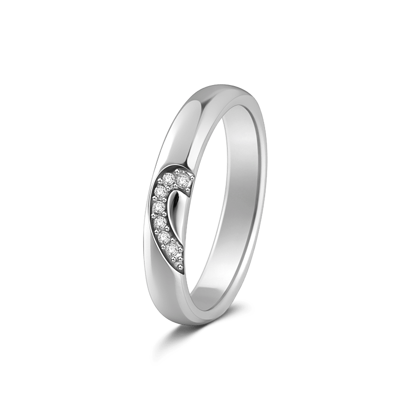 Love Couple Ring Female 925 Sterling Silver