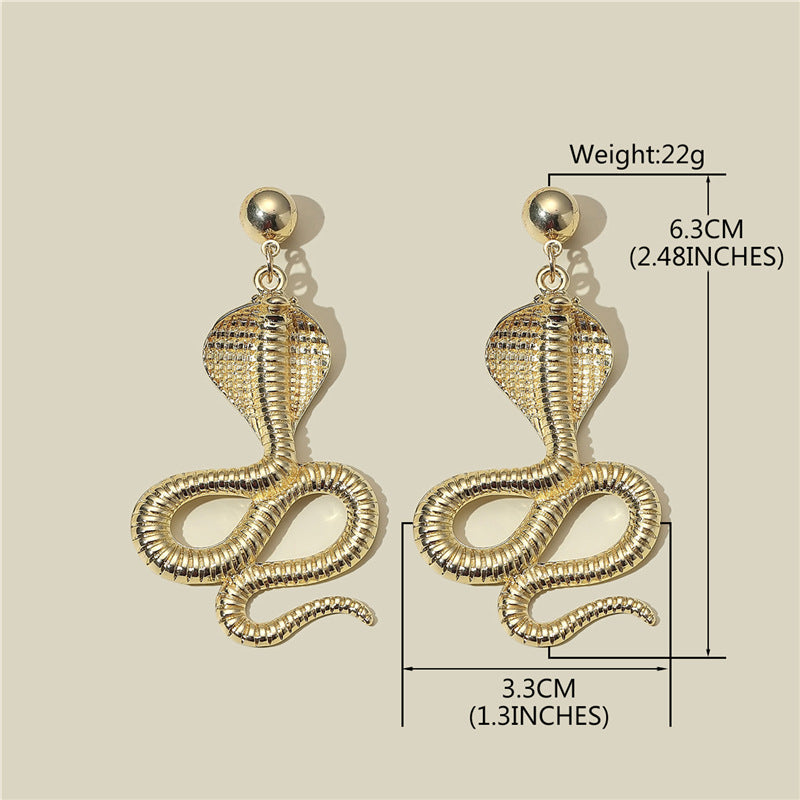 Animal Snake Dangle Earrings for Women Long Earrings Jewelry Gifts - 