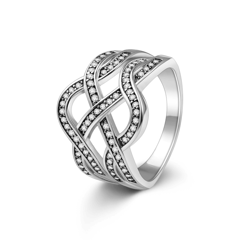 Intertexture Ring Female 925 Sterling Silver