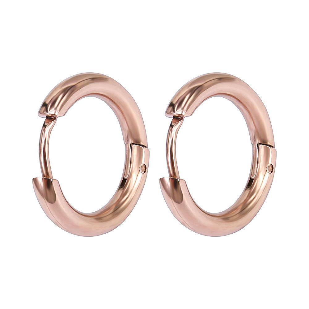 Exquisite Earrings Rose Gold Plated Alloy 1Piece - soufeelus