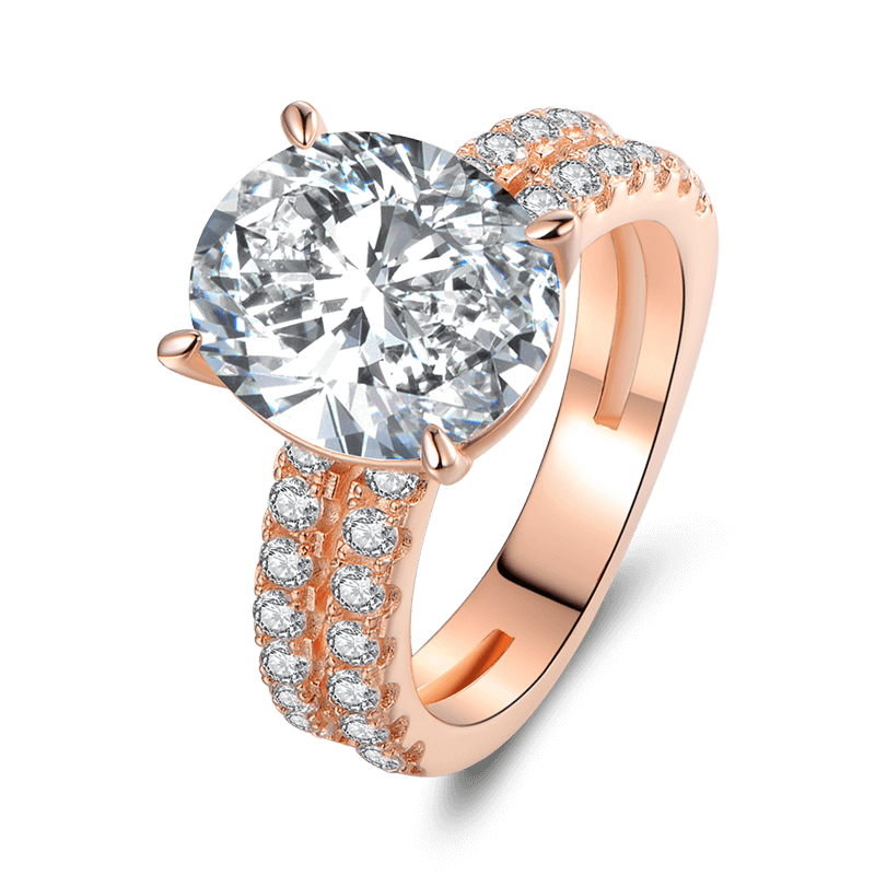 Female The Witness Of Our Love Ring Rose Gold 925 Sterling Silver