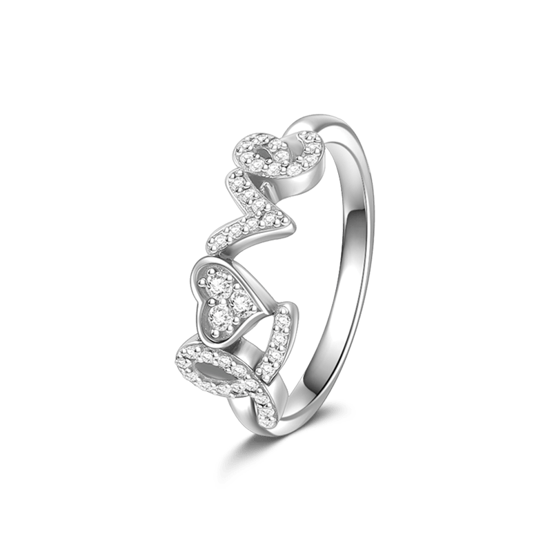 Love Ring 925 Sterling Silver