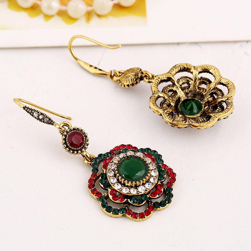 Hollow Flower Bohemian Drop Earrings - soufeelus