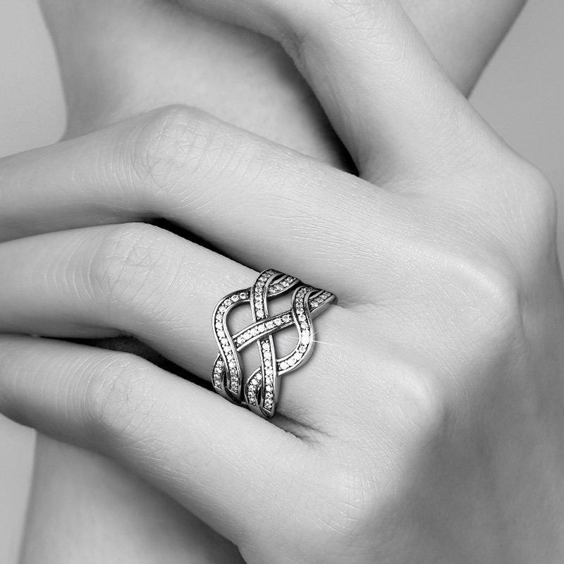 Intertexture Ring Female 925 Sterling Silver