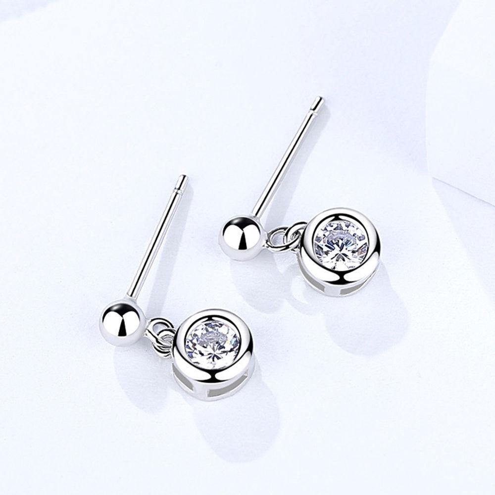 Shiny Little Round Earrings - soufeelus