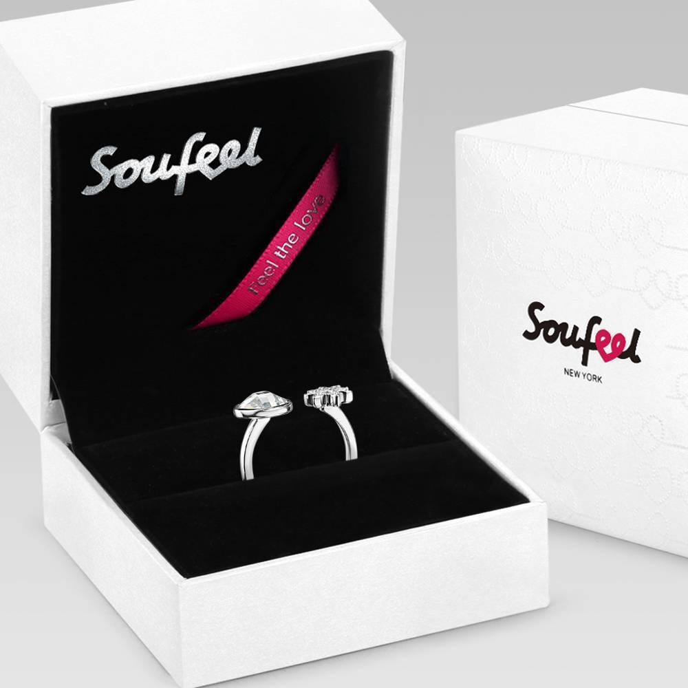 Ice and Snowflake Ring Silver - soufeelus