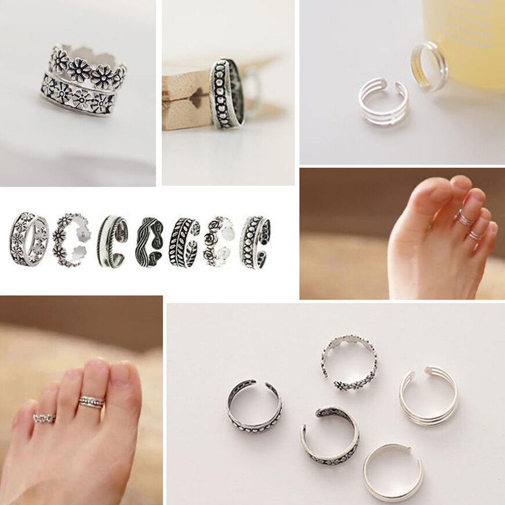 Vintage Open Toe Ring, Joint Ring One Circle - soufeelus