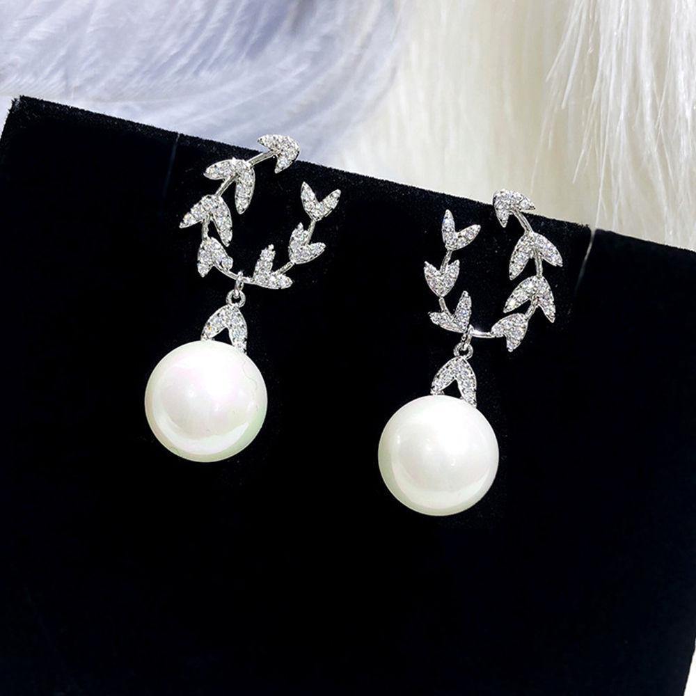 Branch Pearl Drop Earrings - soufeelus