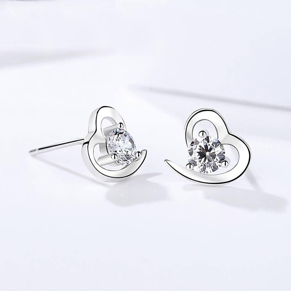 Love Earrings Silver - soufeelus