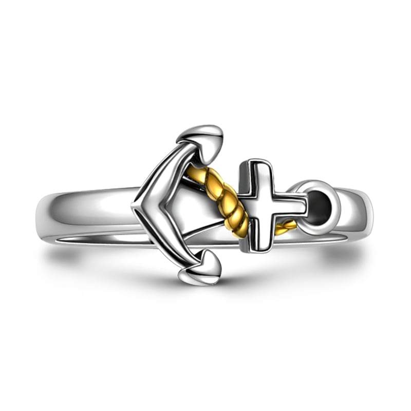 Anchor Ring Charm 925 Sterling Silver