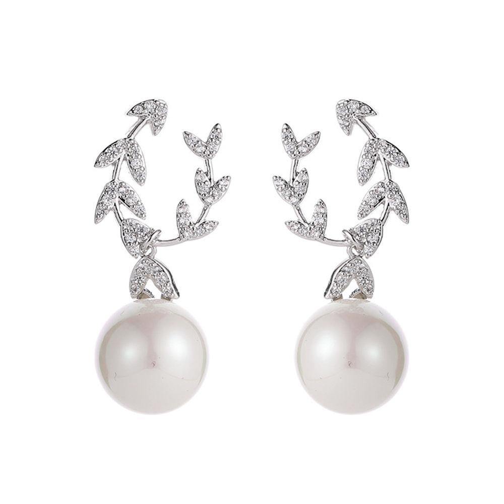 Branch Pearl Drop Earrings - soufeelus