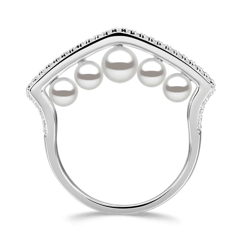 Soufeel Treasure Our Love Five Pearls Ring 925 Sterling Silver