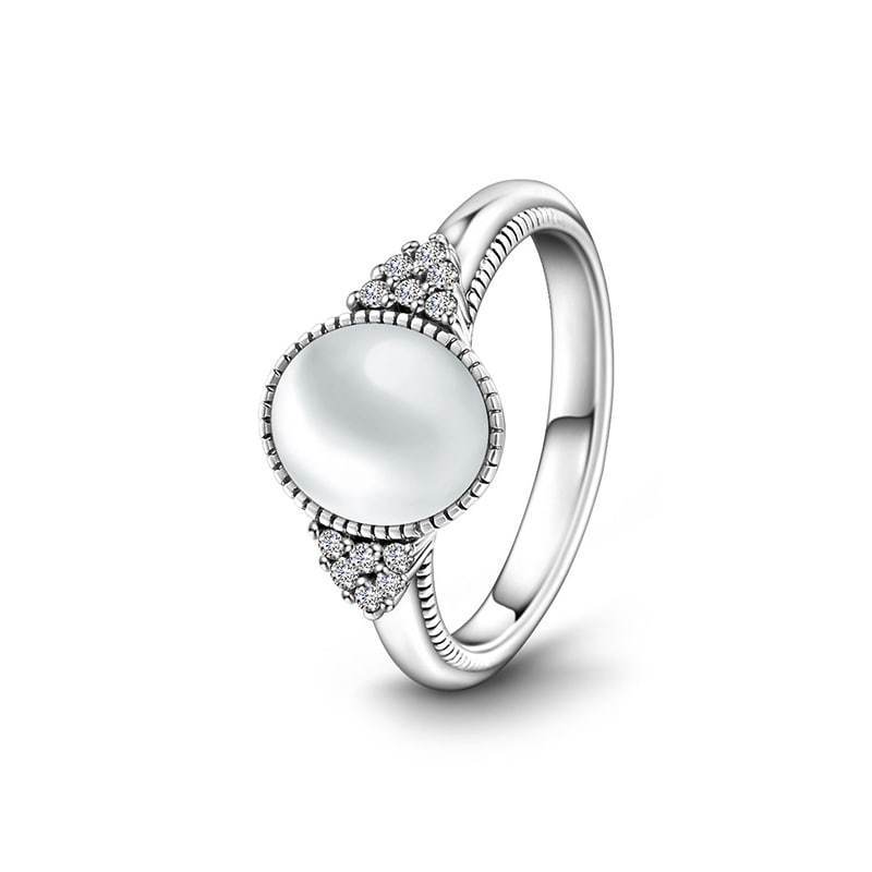 Quiet And Elegant Ring Charm 925 Sterling Silver